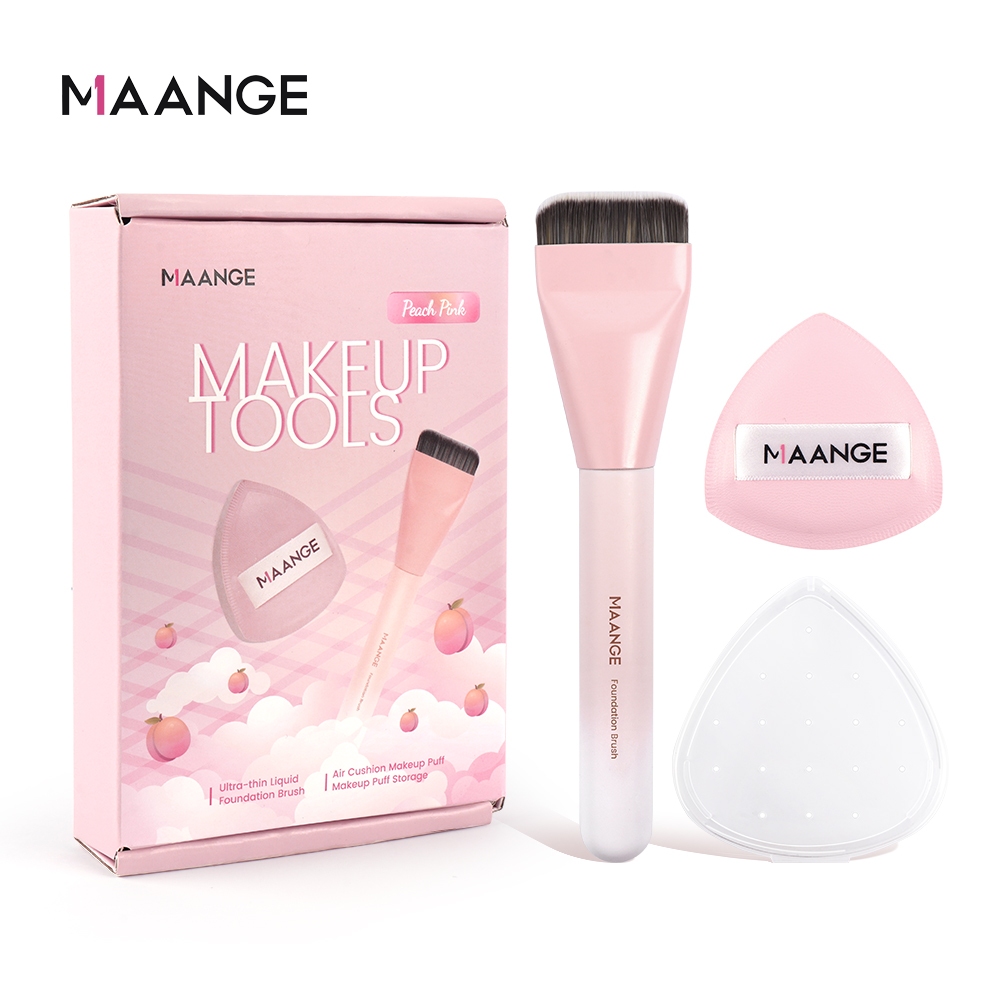 MAANGE Professional Makeup Brush Set with Ultra-Thin Design and Soft Synthetic Bristles