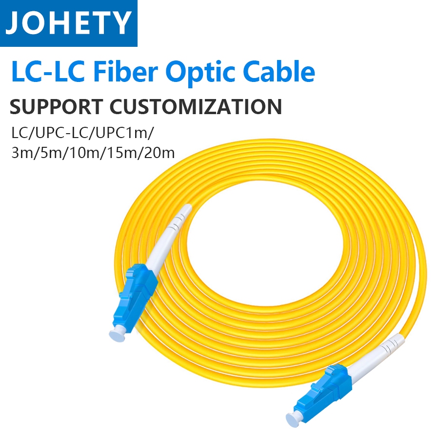 JOHETY Fiber Optic Cable Simplex 9/125 LC/UPC To LC/UPC Single Mode ...