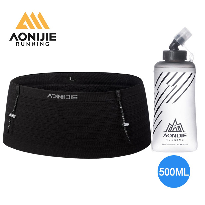 AONIJIE Lightweight Running Waist Pack with Water Bottles