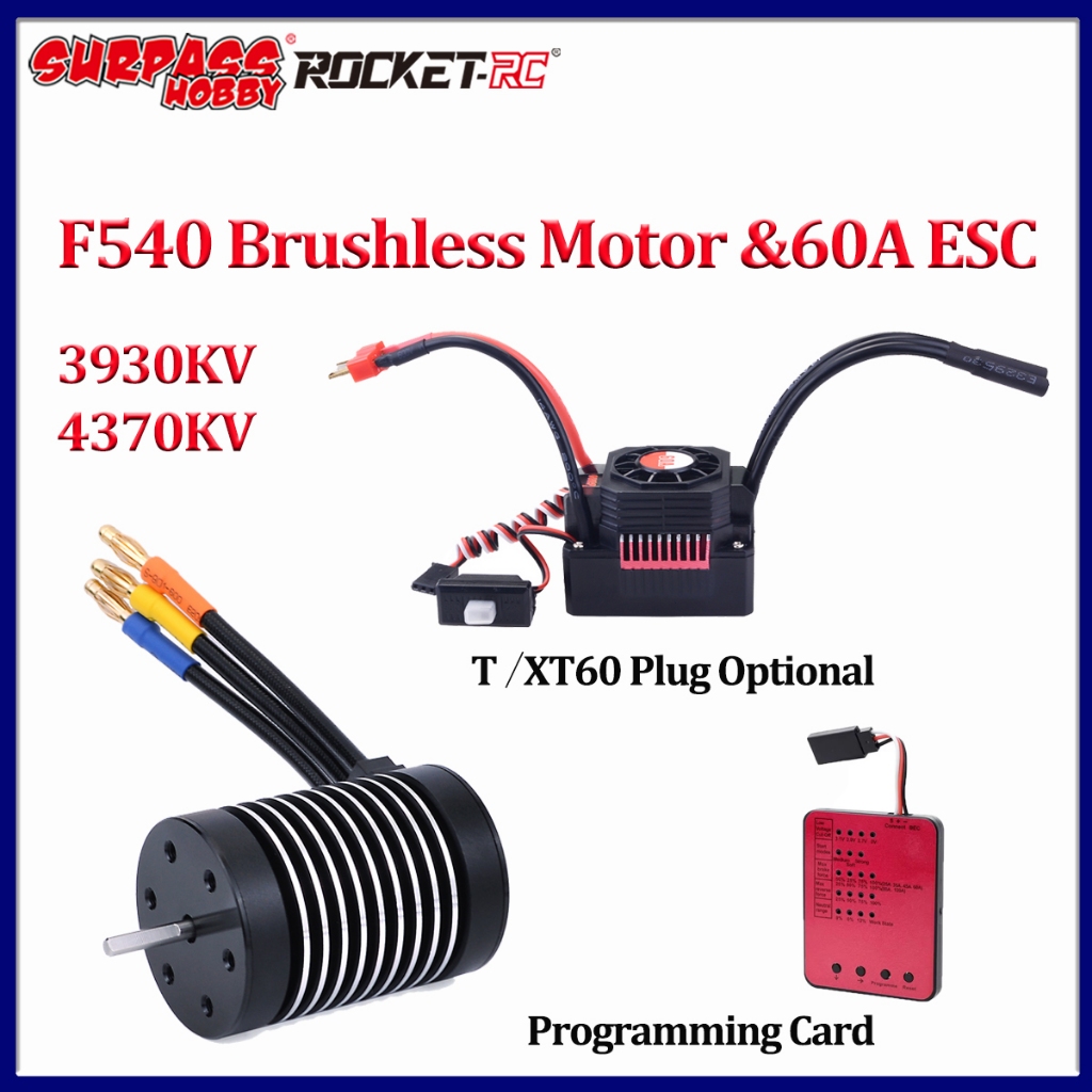 Surpass Hobby Rocket F540 3930KV 4370KV Waterproof Brushless Motor 60A ...