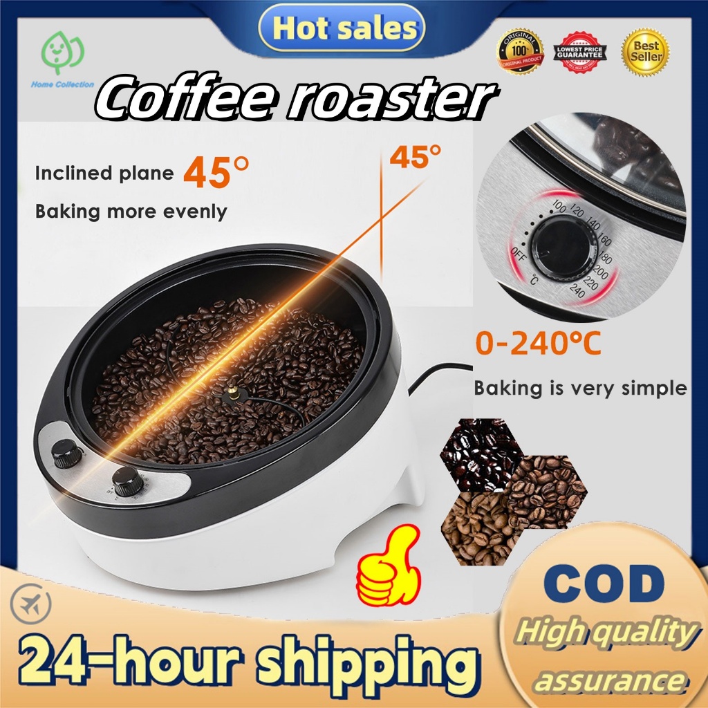 【Free gifts+COD】Coffee Roaster Machine 1200W Electric Coffee Bean ...