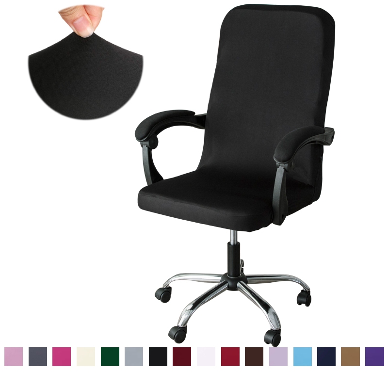 S/M/L Sizes Office Stretch Spandex Chair Covers Anti-dirty Computer ...