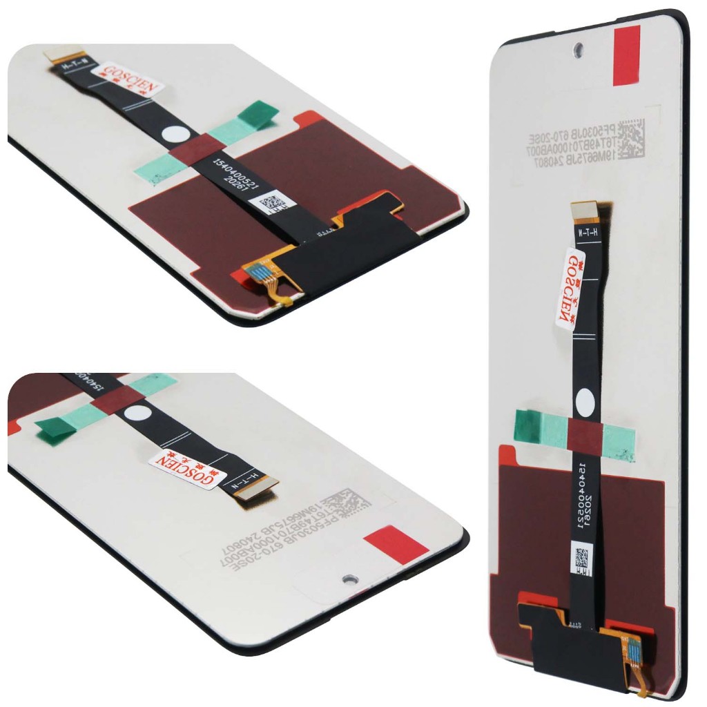 RongZy LCD Schermo per Huawei P Smart 2021/Honor 10x lite/Y7a Display Digitizer Assembly Vetro di Ricambio Touch Screen con Strumenti(Nero