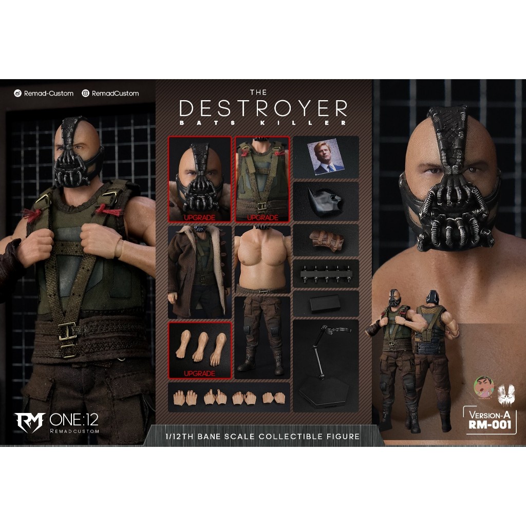 Remad Custom 1/12 RM001A Batman Bane Action Figure | Shopee