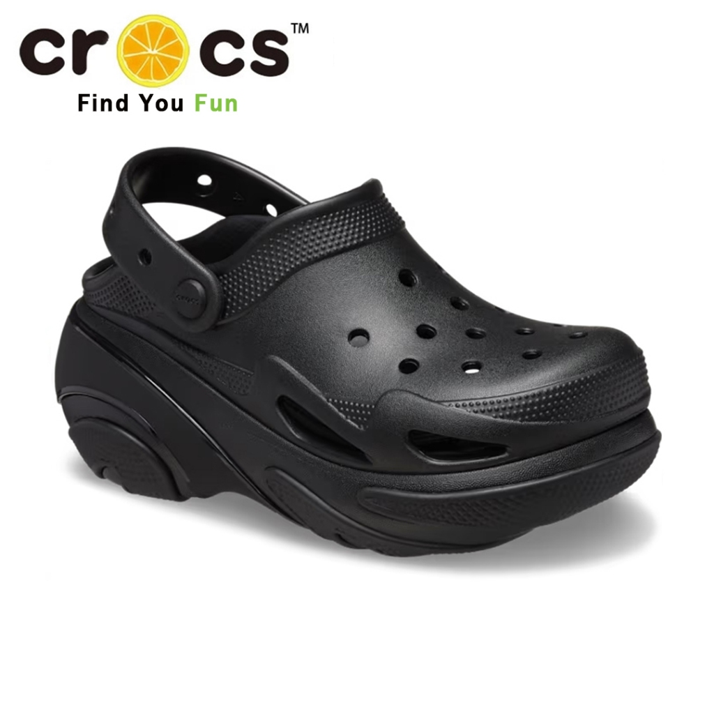 Crocs - bubble crush clog Loafers Sailing elevator shoes | Shopee ...