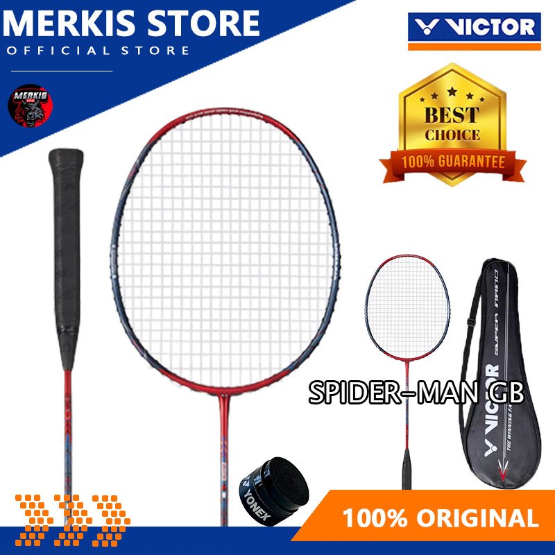 VICTOR Victory SPIDER-MAN GB badminton racket dragon tooth blade 1 ...