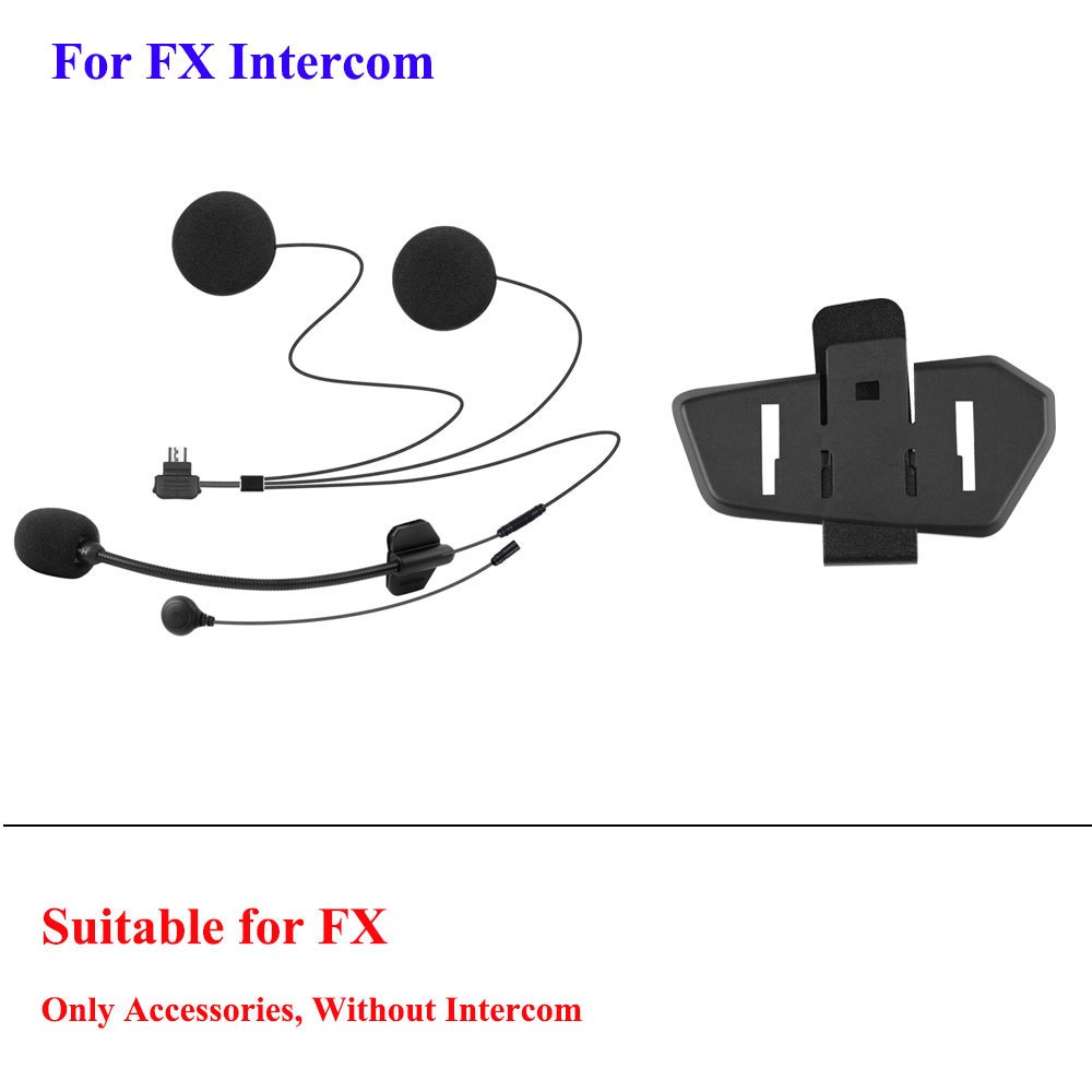 FX Intercom Earphone & Speaker Cable and Clamp Clip Accessories for ...