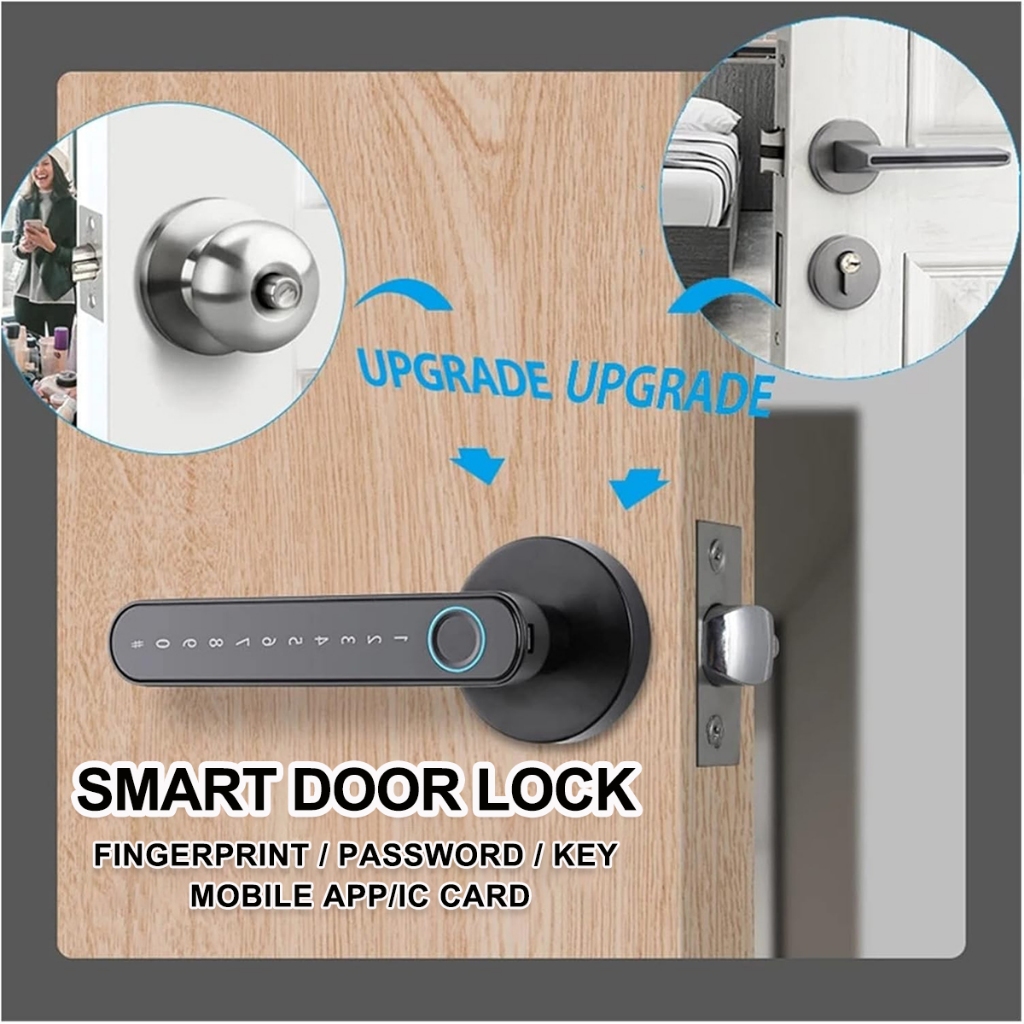 TUYA 5 in 1 Smart Door Lock Fingerprint Lock Electronic Digital ...