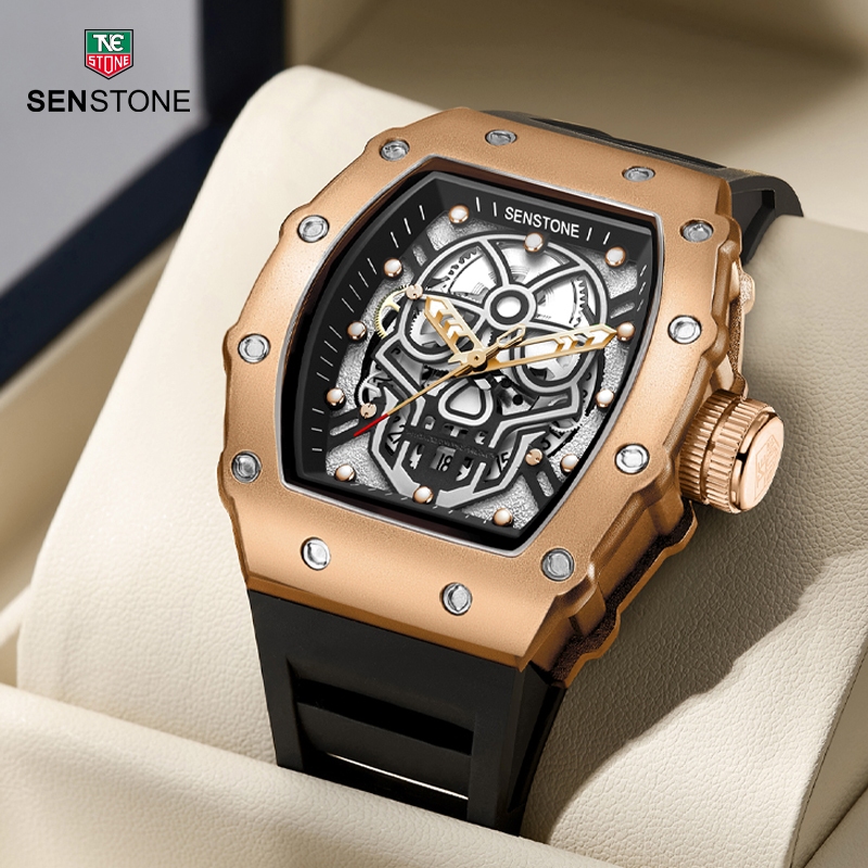 SENSTONE Watch For Men Original Waterproof Stainless Steel Silver/Gold ...