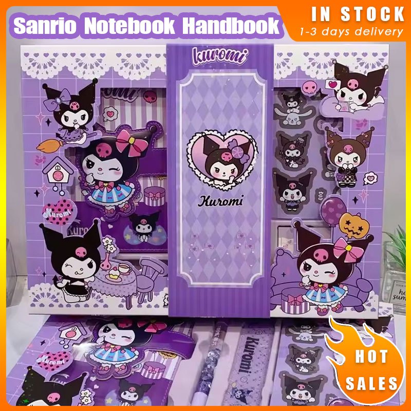 Cartoon Sanrio Cartoon Handbook Set Kuromi My Melody Cute Girl Heart ...
