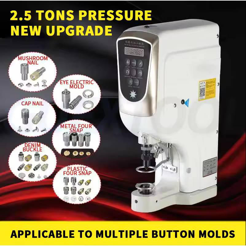 Fully Automatic Buttoning Machine Electric Large Button Sewing Machine ...