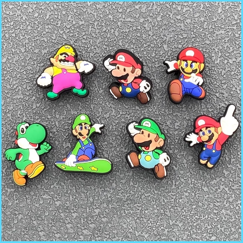 Sneaker Accents: Mario & Snoopy Shoe Buckles | Fun Shoewear Add-ons ...