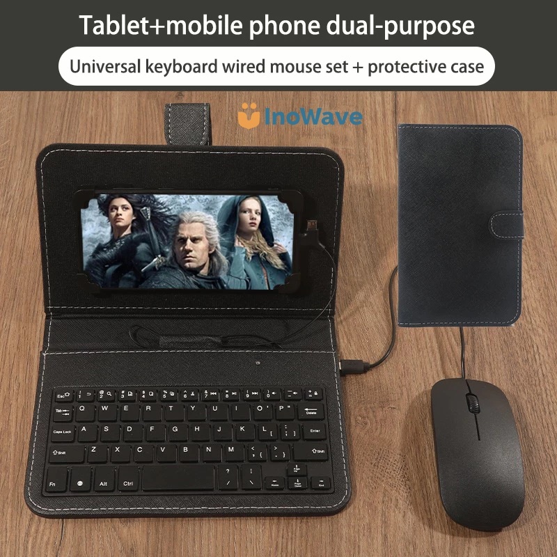 Keyboard and Mouse Set for Cellphone Mini Keyboard for 8inch Micro usb ...