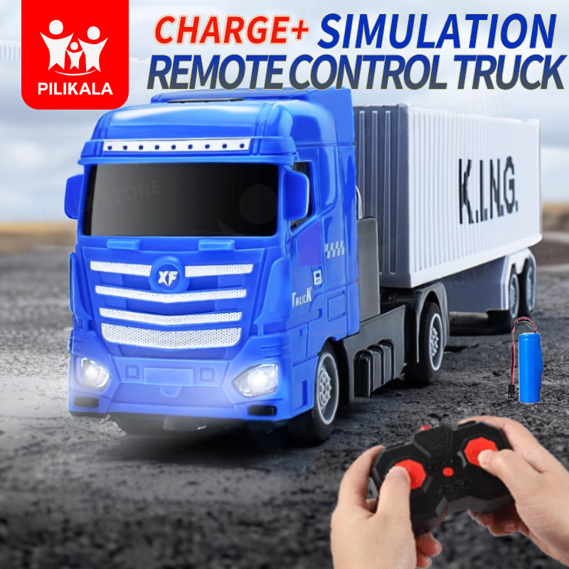 High Quality Remote Control Rechargeable Container Truck Toy Vehicles ...