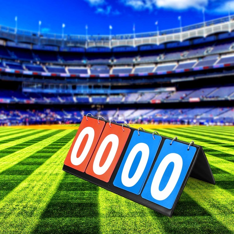 4 Digit Digital Score Board Multifunctional Tabletop Sports Scoreboard ...