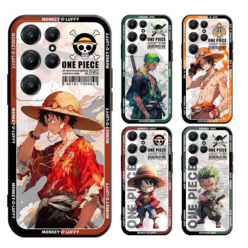 casing for Samsung S25 S24 PLUS ULTRA FE onepiece luffy Case Soft Cover ...