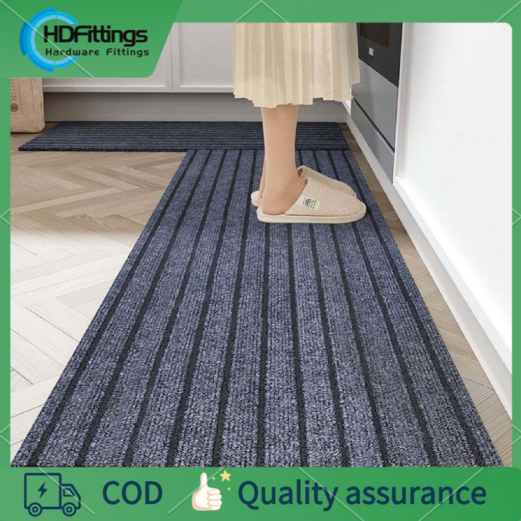 2 in 1 Long kitchen floor mat printed anti-slip home kitchen bathroom ...