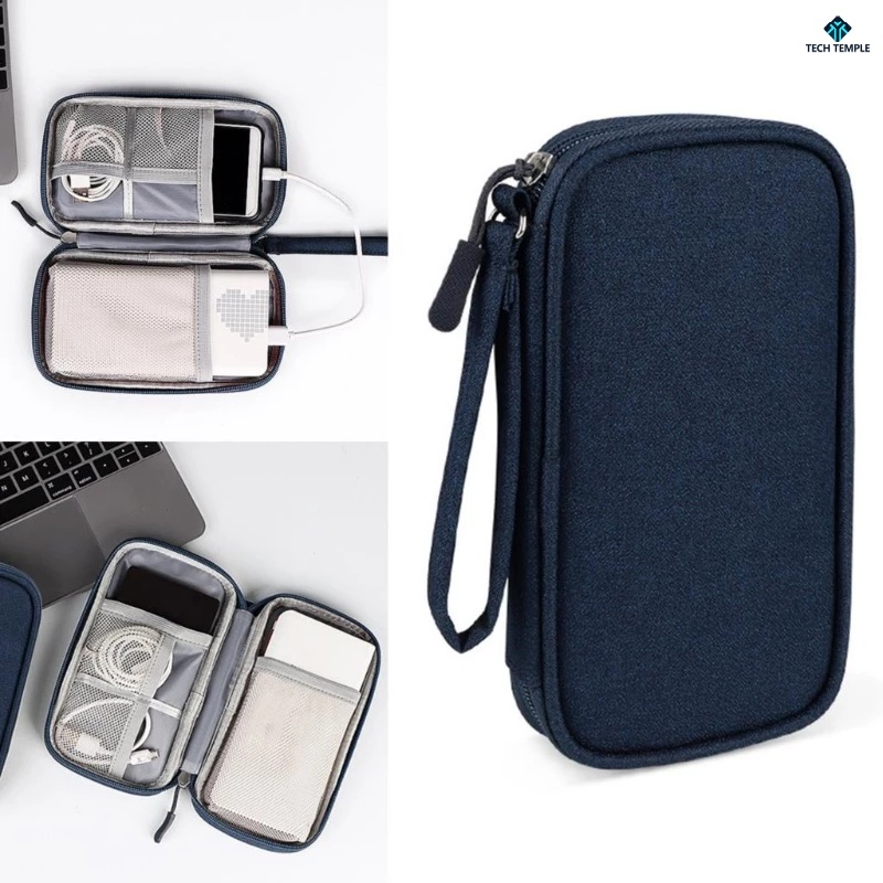 Travel Data Cable Multifunctional Digital Storage Bag Mobile Power ...