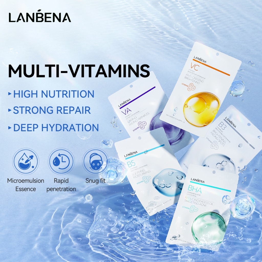 LANBENA Whitening Lotion Facial Mask Emulsion Moisturizing Face Mask ...