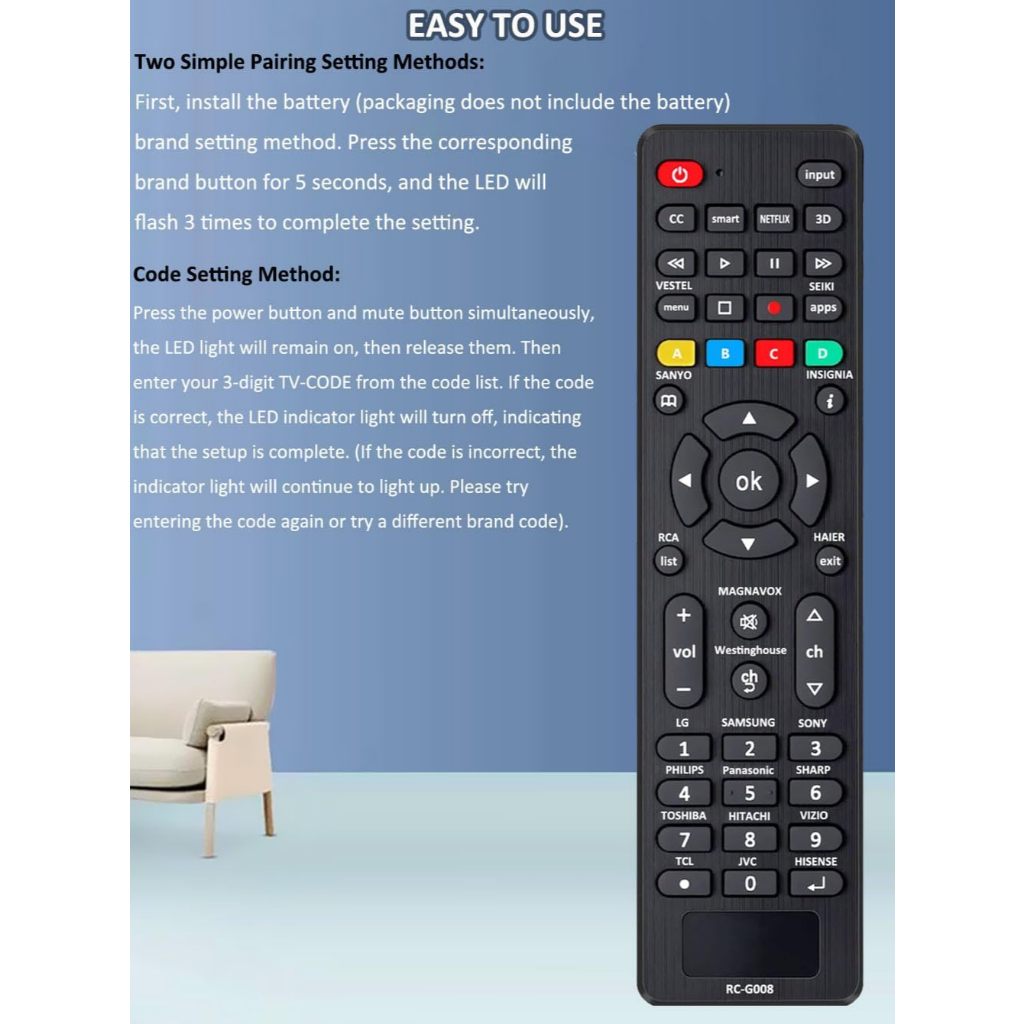 Universal remote control is suitable for all brands of TV sets | Shopee ...
