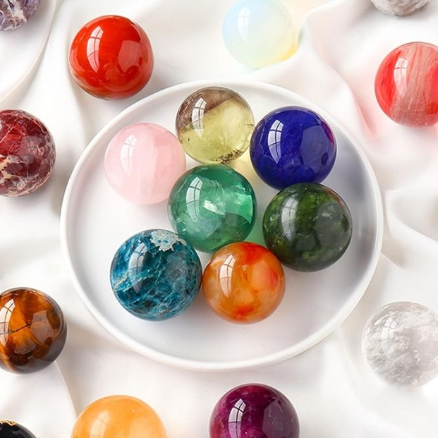 Mini Crystal Ball 20mm Crystal Sphere Gemstone Polished Sphere ...
