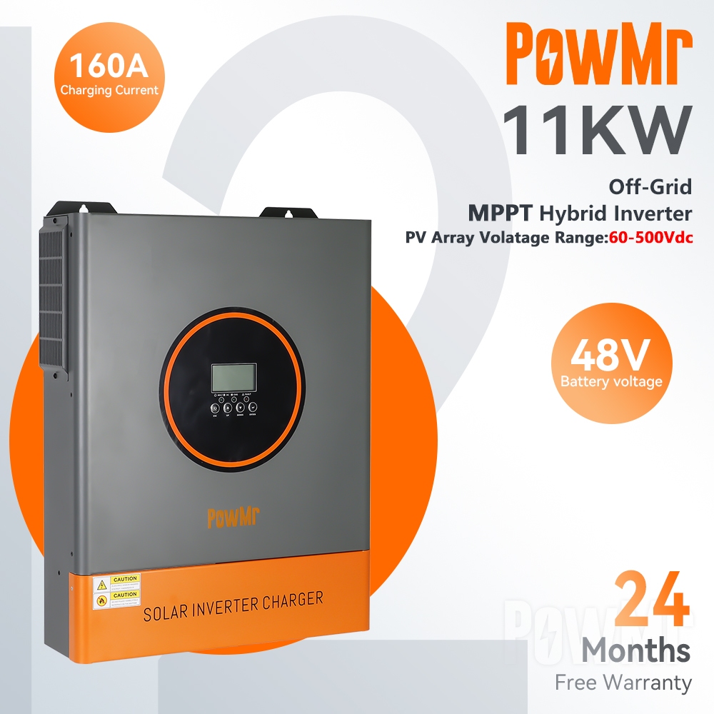 【Local Delivery】PowMr 11KW 48V Dust Protection Kit Hybrid Inverter 60 ...