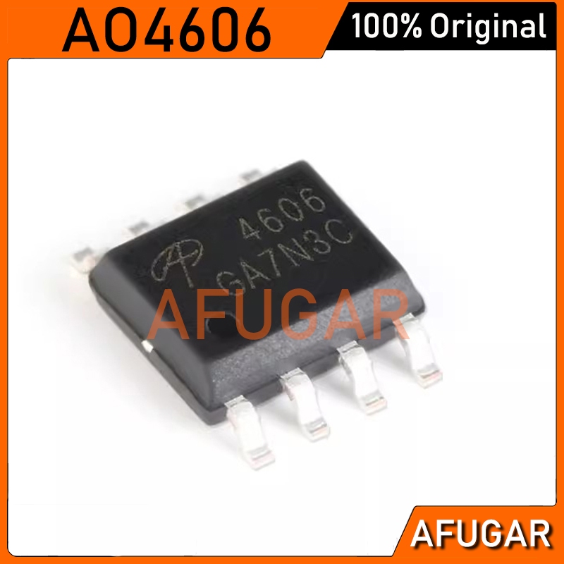 10Pcs 4606 SOP-8 AO4606 SOP8 SMD N+P channel 30V MOSFET new original IC ...