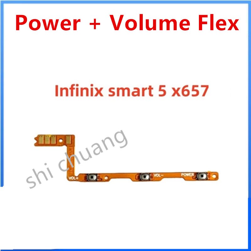 Power Volume button flex For Infinix smart 5 x657 Switch ON OFF Key ...