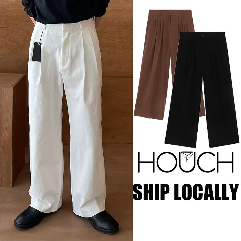 Houch Ready to ship COD Men's trousers with belt loops and pockets ...