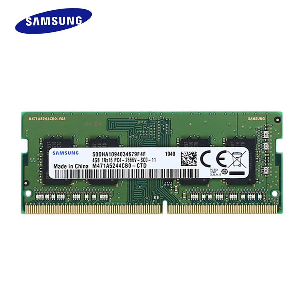 Samsung DDR4 RAM 4GB DDR4 2400MHz PC4-2400T PC4-19200S Laptop Memory ...