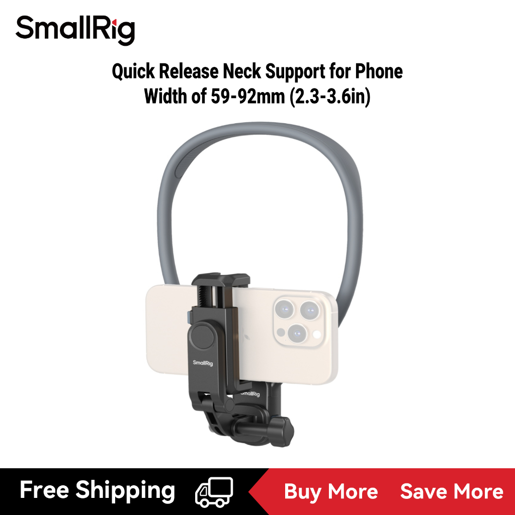 SmallRig Quick Release Neck Support For Phone with a Width of 59-92mm ...