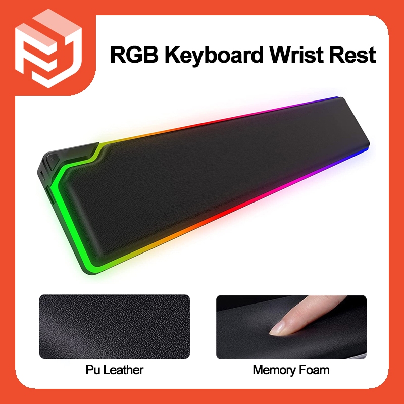 RGB Keyboard Wrist Rest New Luminous Wristband Mechanical Keyboard ...