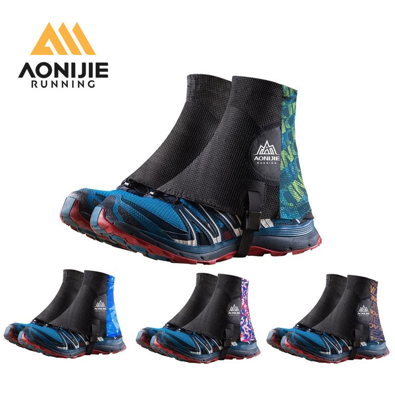 AONIJIE E941 Trail Gaiters Running Gaiters Low Ankle Gators Reflective ...
