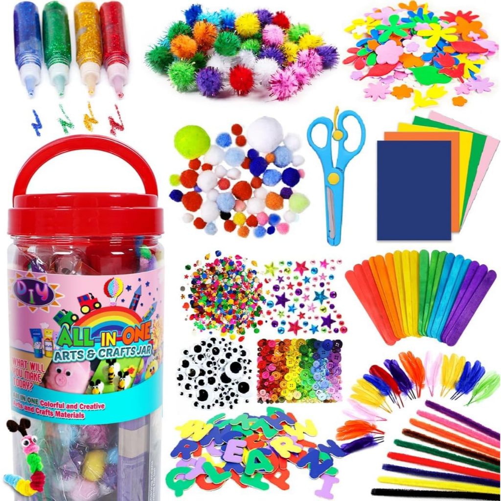 arts-and-crafts-supplies-for-kids-craft-kit-with-glitter-glue-stick