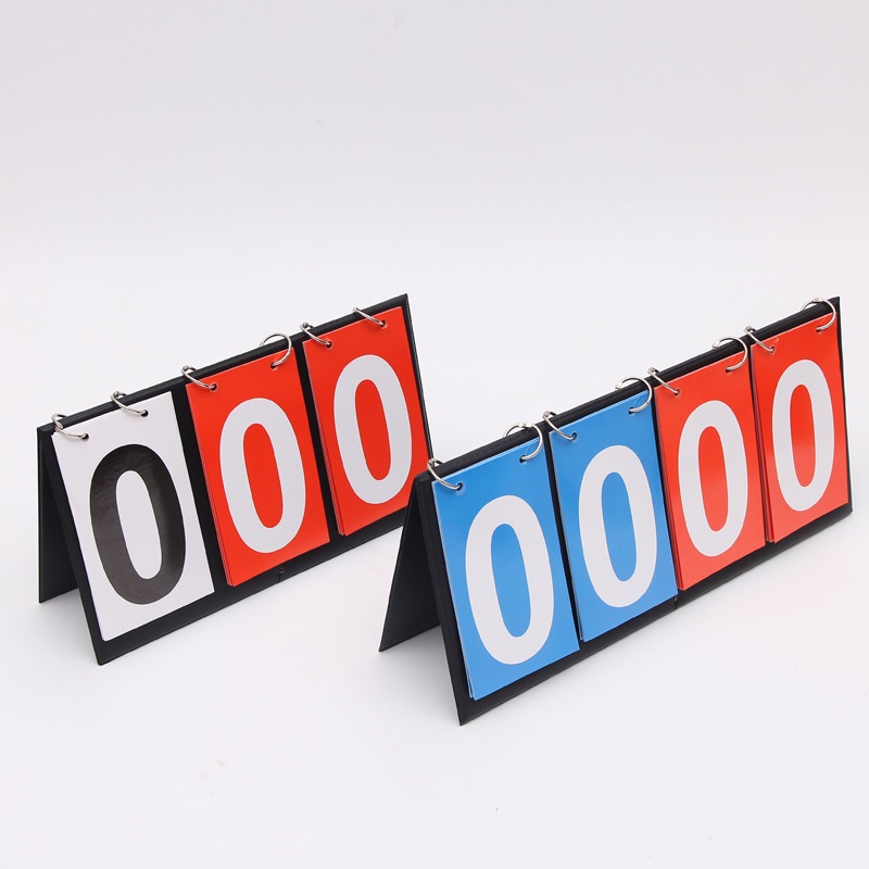 1Pc PVC Scoreboard Basketball Badminton Portable Tabletop Score Keeper ...