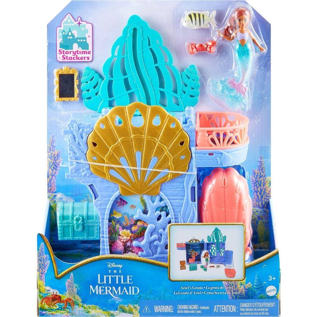 Disney the Little Mermaid Storytime Stackers Ariel's Grotto - Main Image