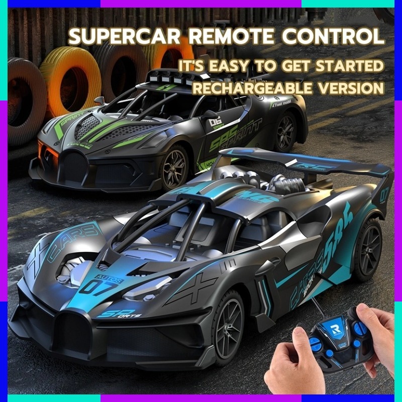 Remote Control Car - High Speed Race Drift RC Cars Toy with Cool ...
