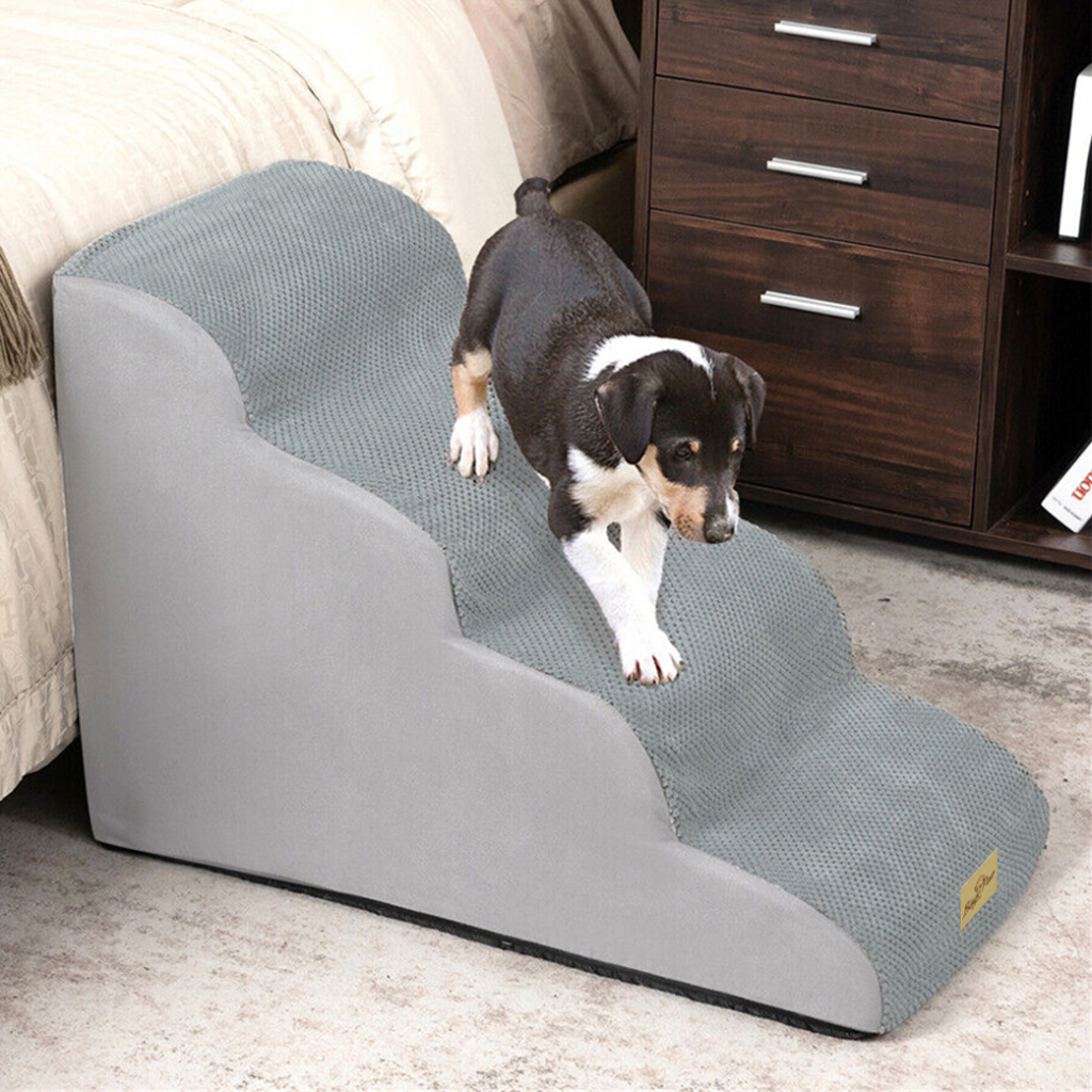BingoPaw Dog Stairs Pet 3/4/5 Steps For Bed Sofa Cats Ladder Ramp with ...