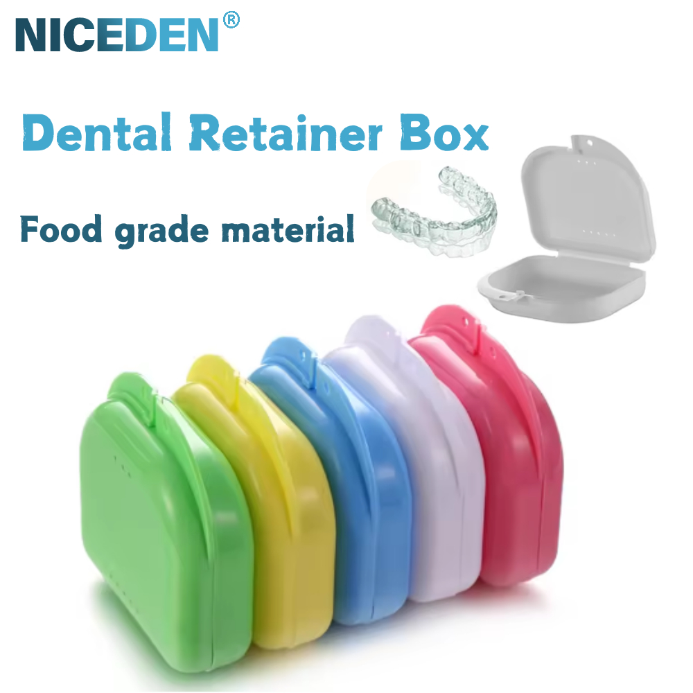NICEDEN 5pcs Fake Teeth Orthodontic Case Vent Hole Dental Retainer ...