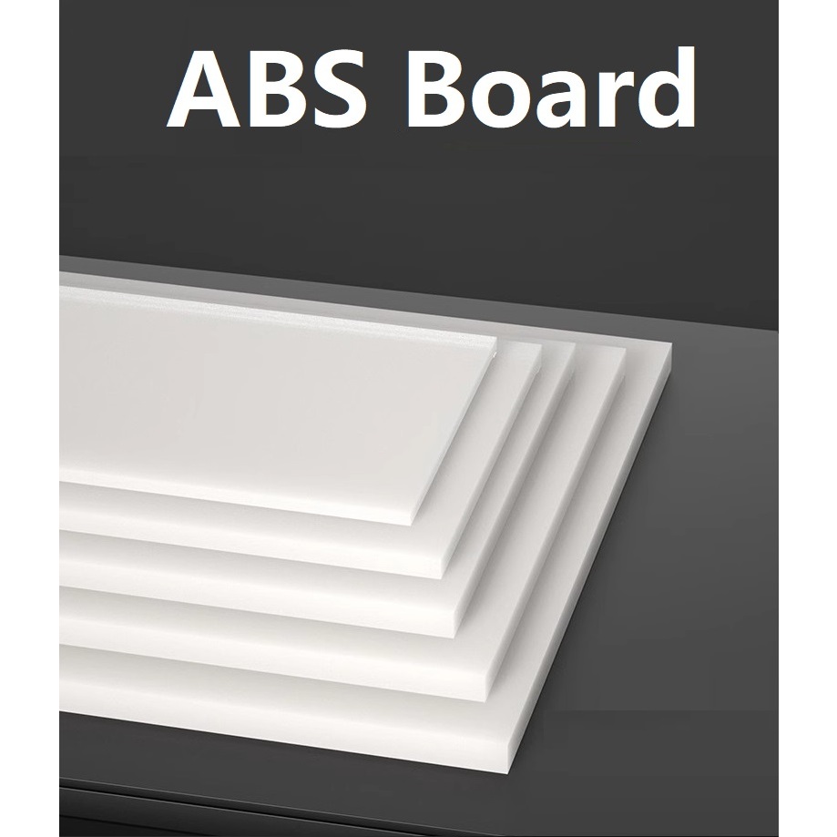 White ABS Plastic Plate Model Sheet DIY Material Parts Acrylonitrile ...