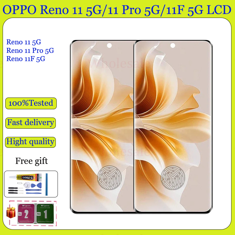 Original AMOLED For OPPO Reno 11 Reno 11 Pro Reno 11F 5G LCD Display ...