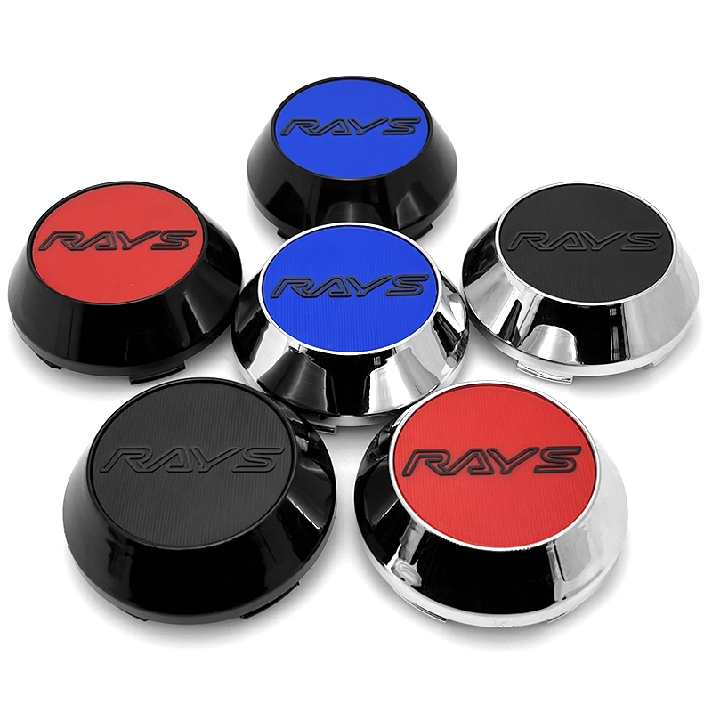 4PCS Durable Solid 65mm Rays Wheel Center Cap Car Sport Rim Hub Cover ...
