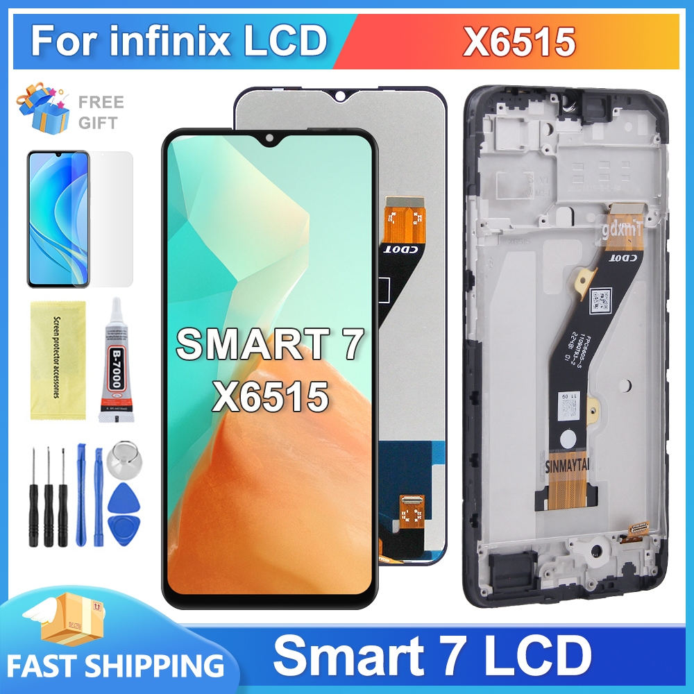 IPS LCD For Infinix Smart 7 / Smart 7 HD / Smart 7 Plus X6515 X6517 LCD ...