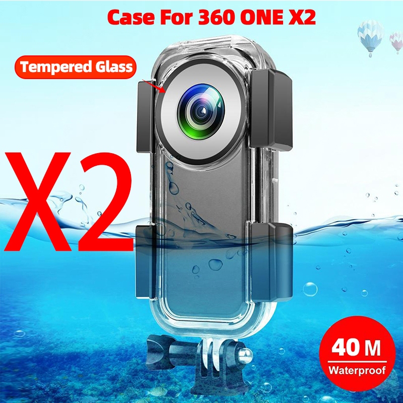 Diving Protectve Case for 360 ONE X2 Waterproof Case Housing Cover ...
