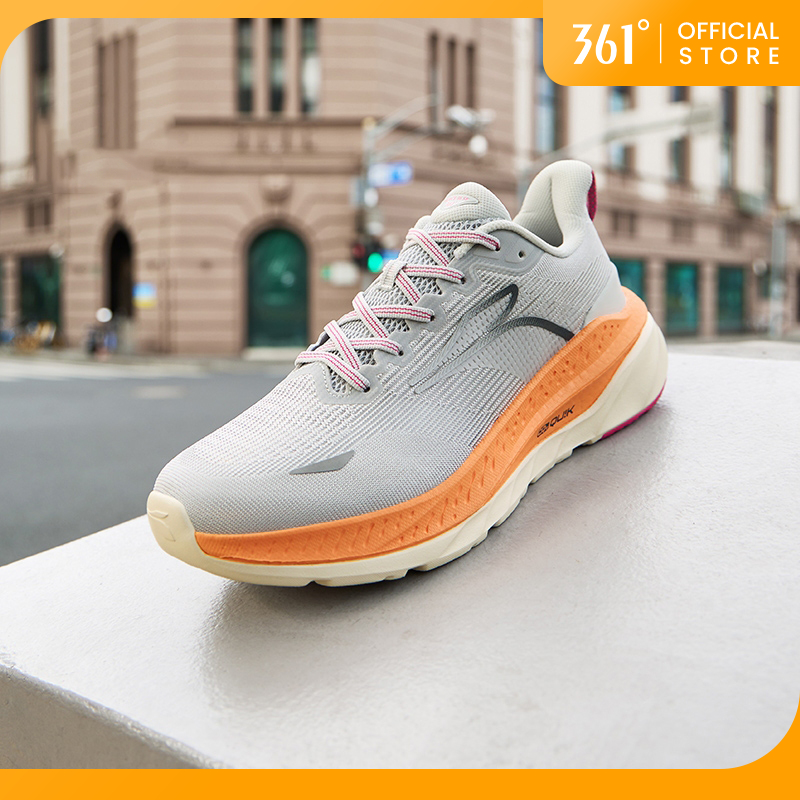 361 Degrees Women's Fierce 2 Runing Shoes White/Mandarin Red Size 9.5 B Medium US
