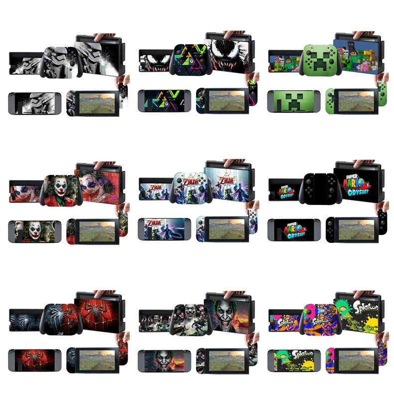 39 Coloras Skin Sticker Compatible with Nintendo Switch V2 Vinyl Decal ...
