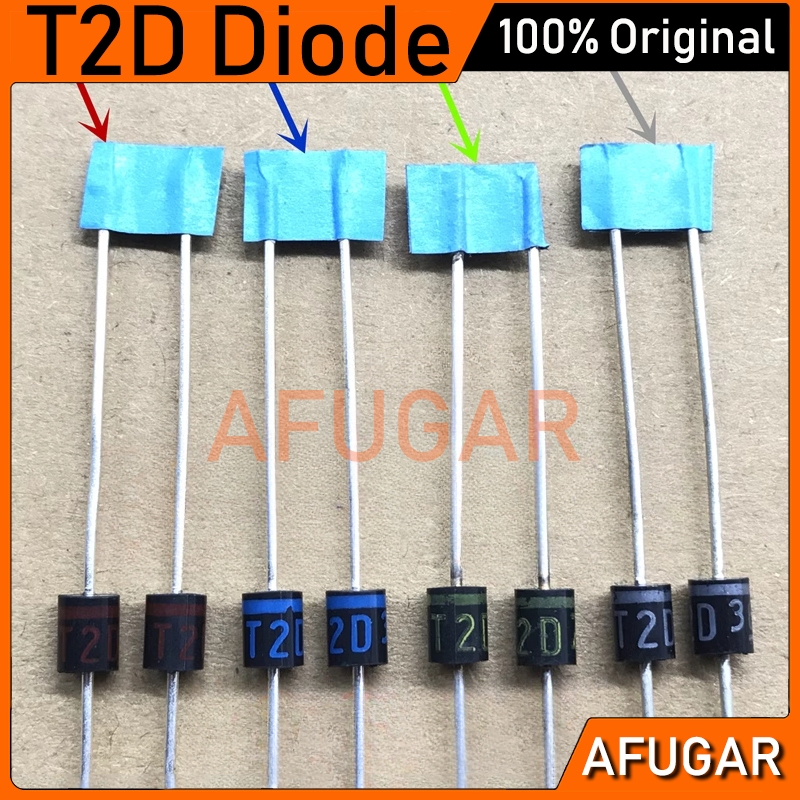 5Pcs Original T2D Diode Marking T2D** Red Blue White Green Yellow ...