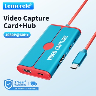 Lemorele AC08 Video Capture Card HDMI Compatible Input 4k 30hz Output ...