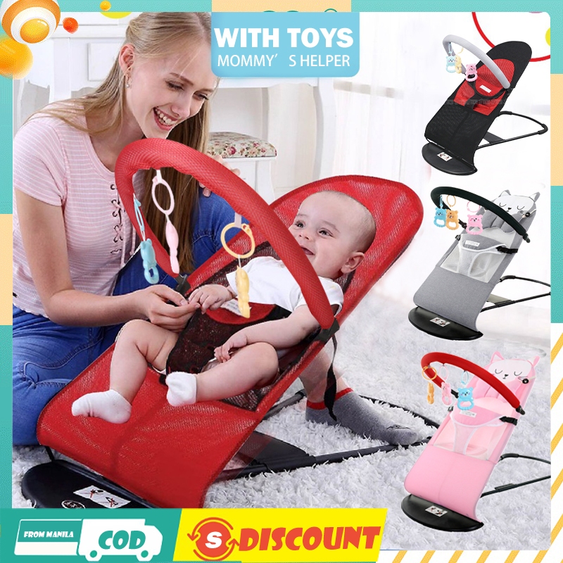 Foldable Rocking Chair For Baby Soft Newborn Baby Bouncing Chair Baby ...