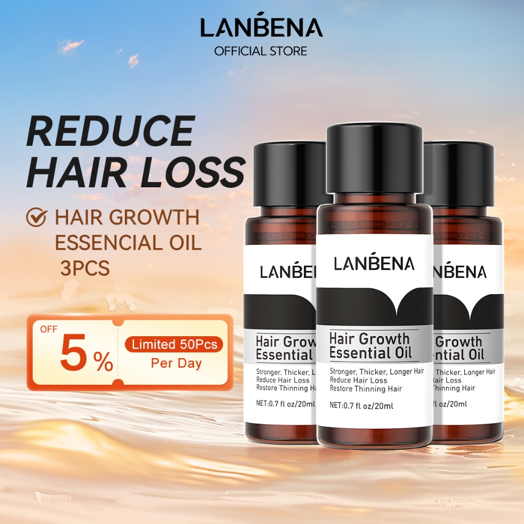 LANBENA Hair Growth Essential Oil Preventing Improve Hair Strength ...